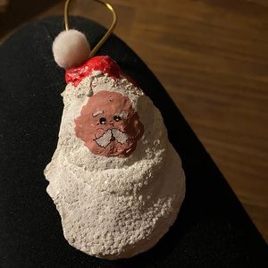 Santa Oyster Shell 🐚 Ornament
